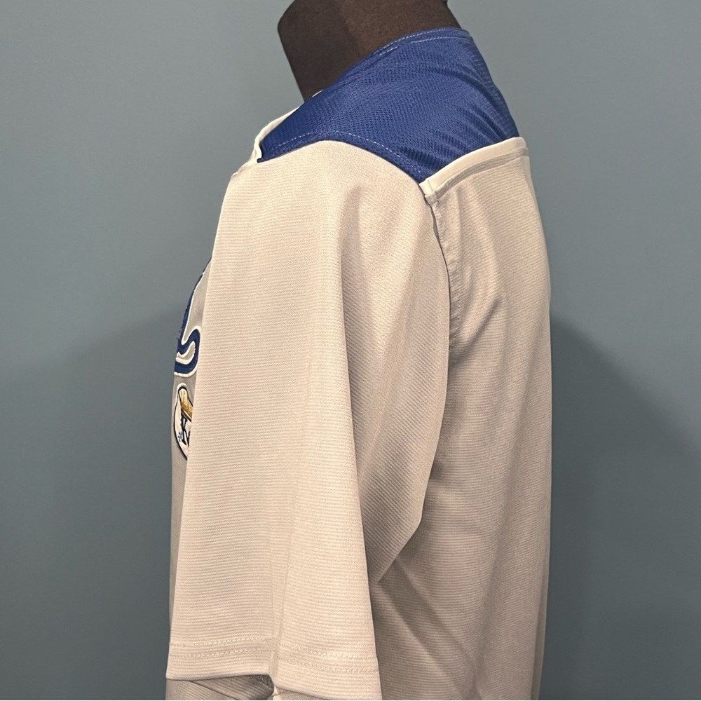 Kansas City Royals KC Blue Dynasty Stitched Jersey MLB Baseball Size Large - Picture 6 of 10